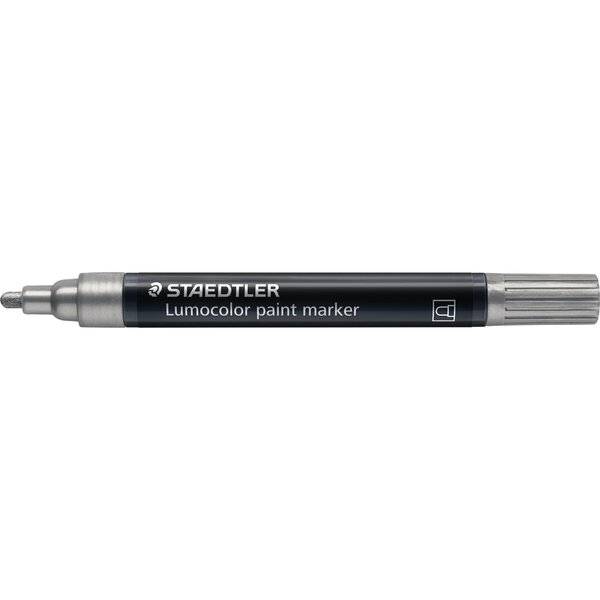 Acrylmarker Lumocolor silber