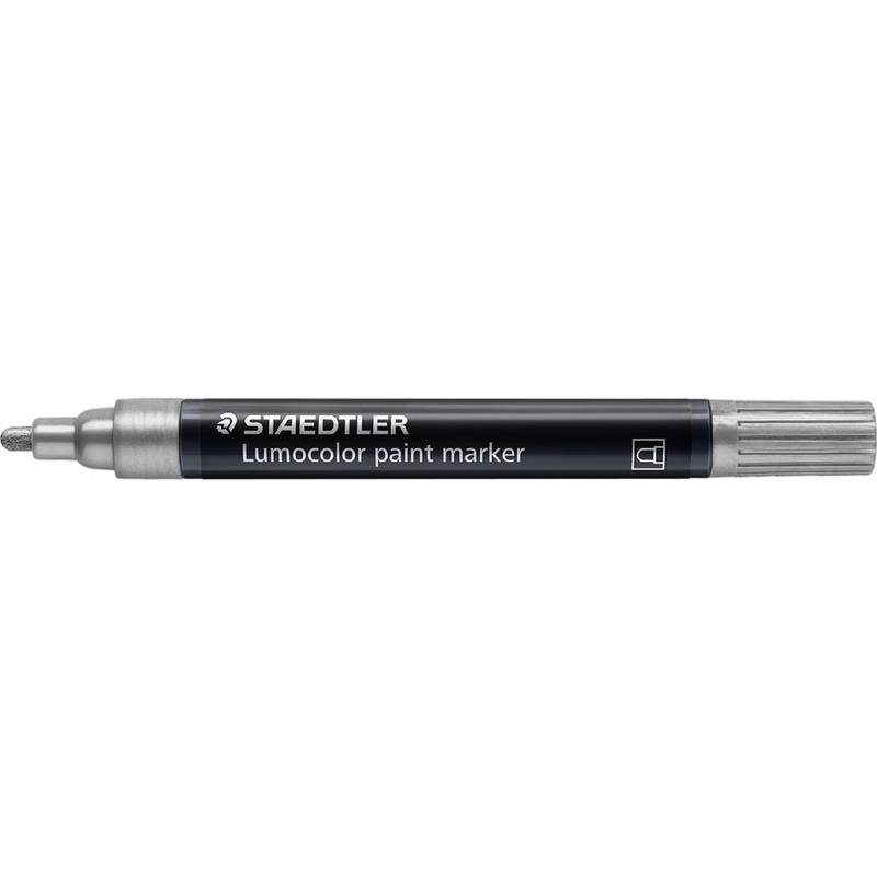STAEDTLER Acrylmarker Lumocolor paint marker, silber