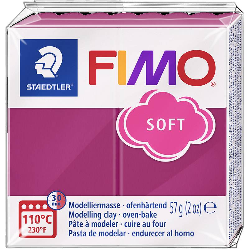 FIMO SOFT Modelliermasse, ofenhärtend, frozen berry, 57 g