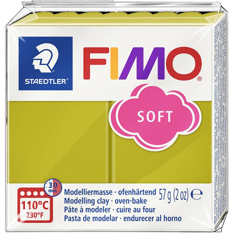FIMO SOFT Modelliermasse, ofenhärtend, beach grass, 57 g