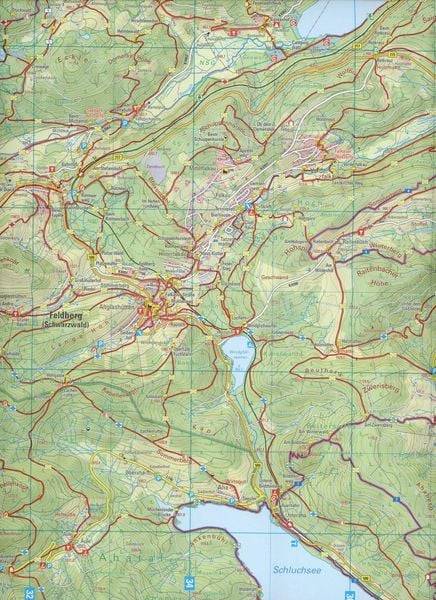 W258 Wanderkarte 1:25 000 Titisee-Neustadt