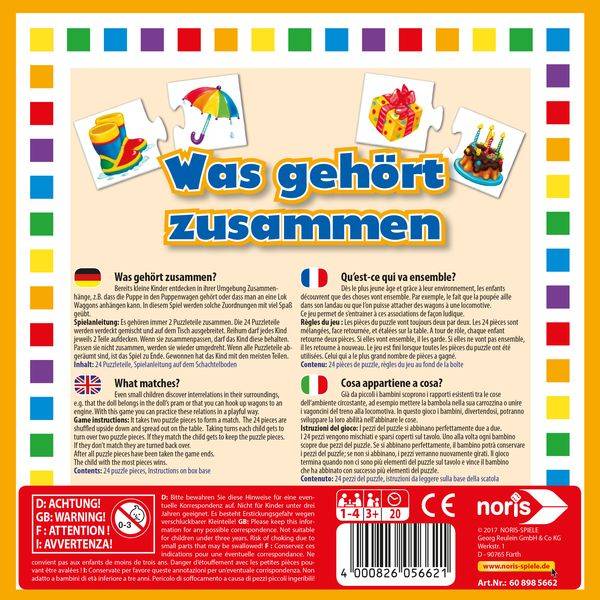 Was gehört zusammen?