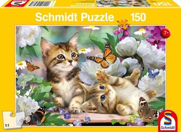 Schmidt Spiele - Verspielte Katzenbabys, 150 Teile