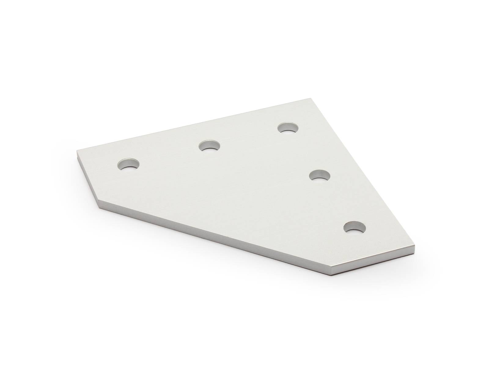 Verbindungsplatte - 3030 L Aluminium, eloxiert, I-Typ Nut 6, B-Typ Nut 8