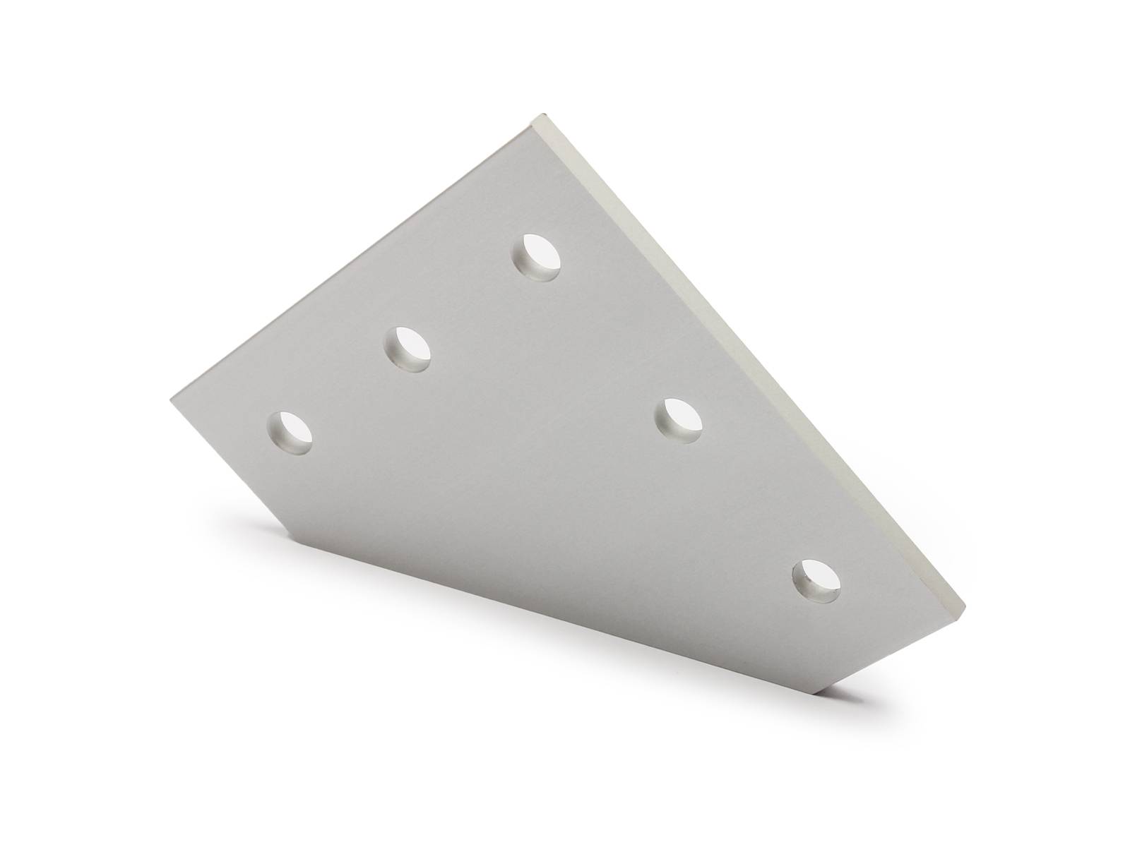 Verbindungsplatte - 3030 L Aluminium, eloxiert, I-Typ Nut 6, B-Typ Nut 8, VPE 10