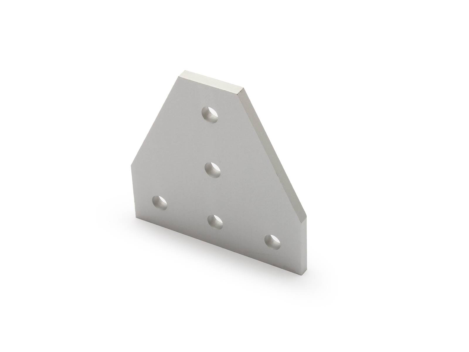 Verbindungsplatte - 2020 T Aluminium, eloxiert, I-Typ Nut 5, B-Typ Nut 6