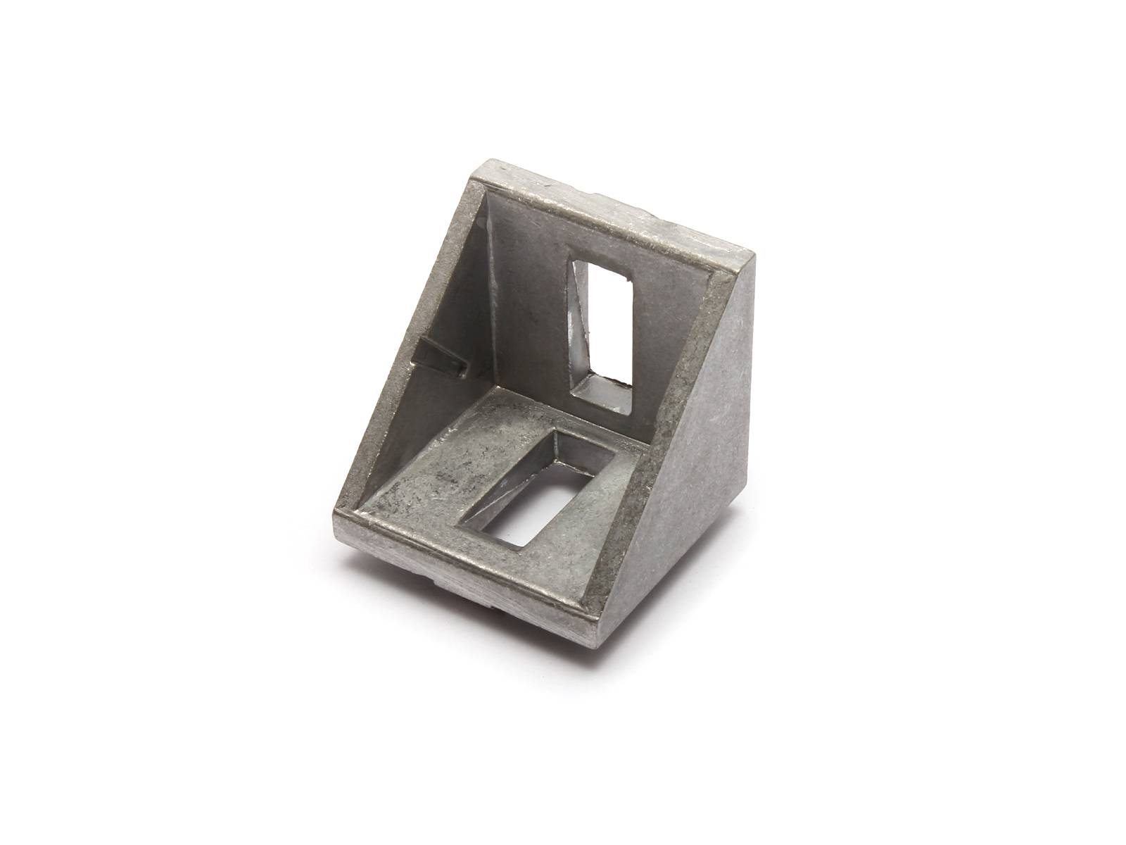 Verbindungswinkel - 4545-10, Aluminium blank, B-Typ Nut 10, VPE 10 Stück