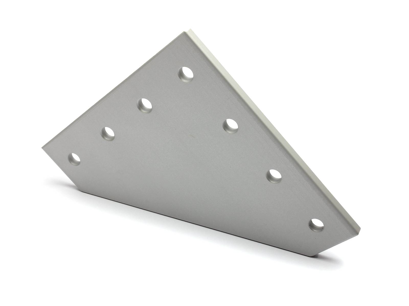 Verbindungsplatte - 160*6*160 L Aluminium, eloxiert, I-Typ Nut 8, VPE 10 Stück