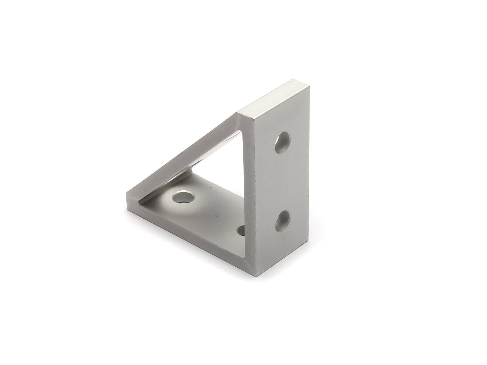 Winkel, 26*60*60, Aluminium, eloxiert, I-Typ Nut 6, B-Typ Nut 8