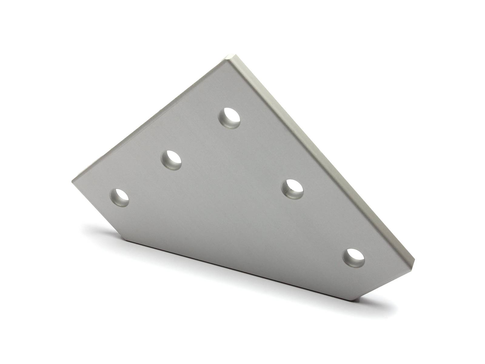 Verbindungsplatte - 4040 L Aluminium, eloxiert, I-Typ Nut 8, VPE 10 Stück