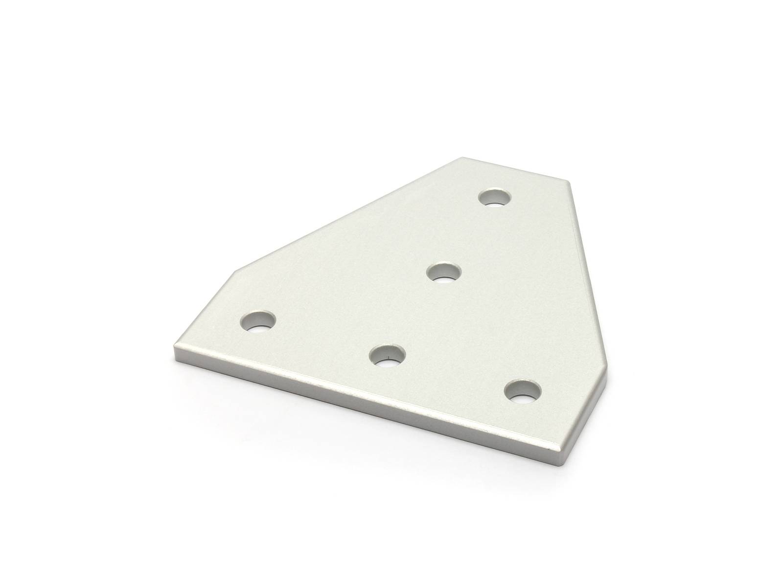 Verbindungsplatte - 4040 T Aluminium, eloxiert, I-Typ Nut 8, VPE 10 Stück