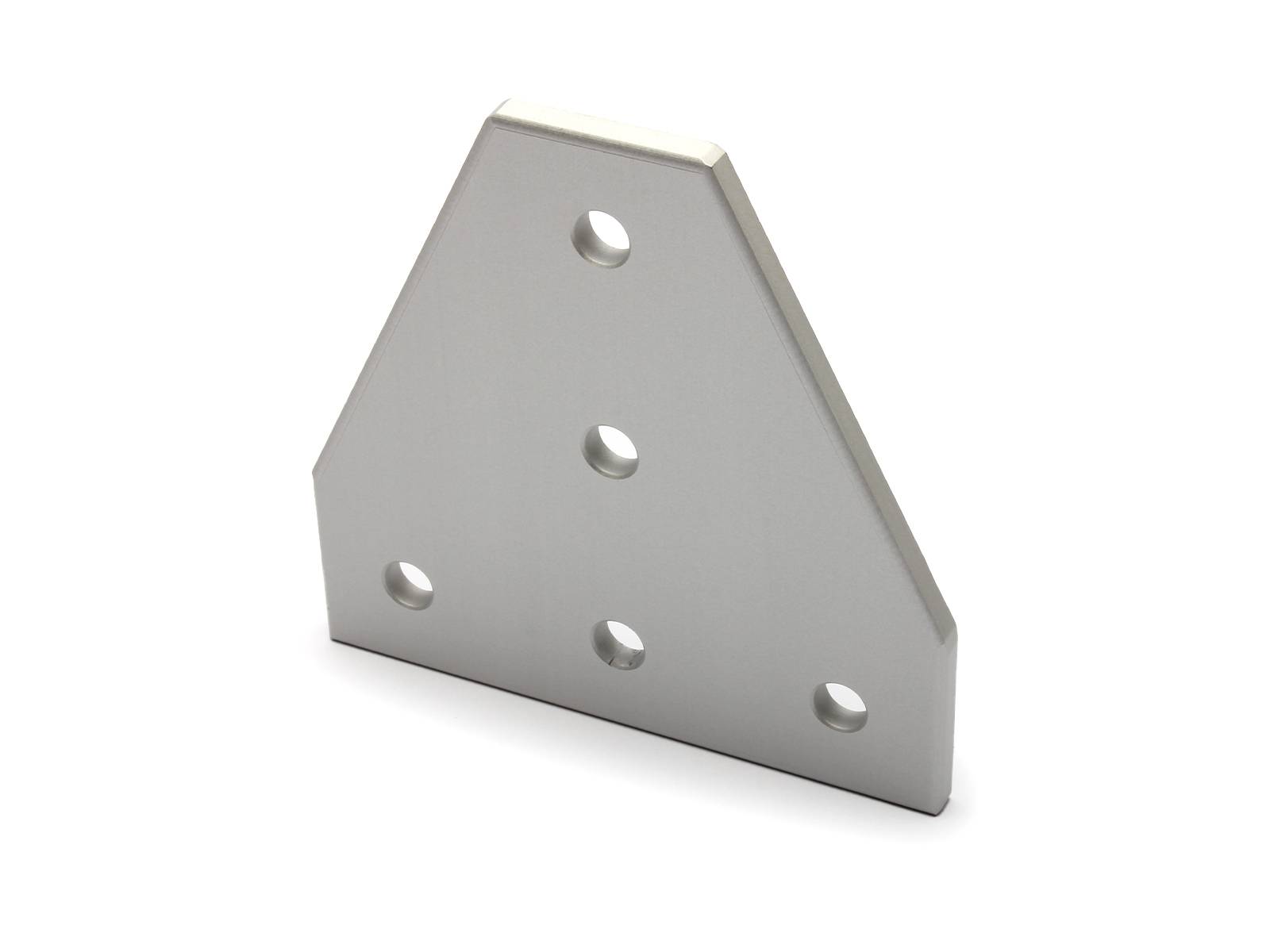 Verbindungsplatte - 4040 T Aluminium, eloxiert, I-Typ Nut 8, VPE 10 Stück