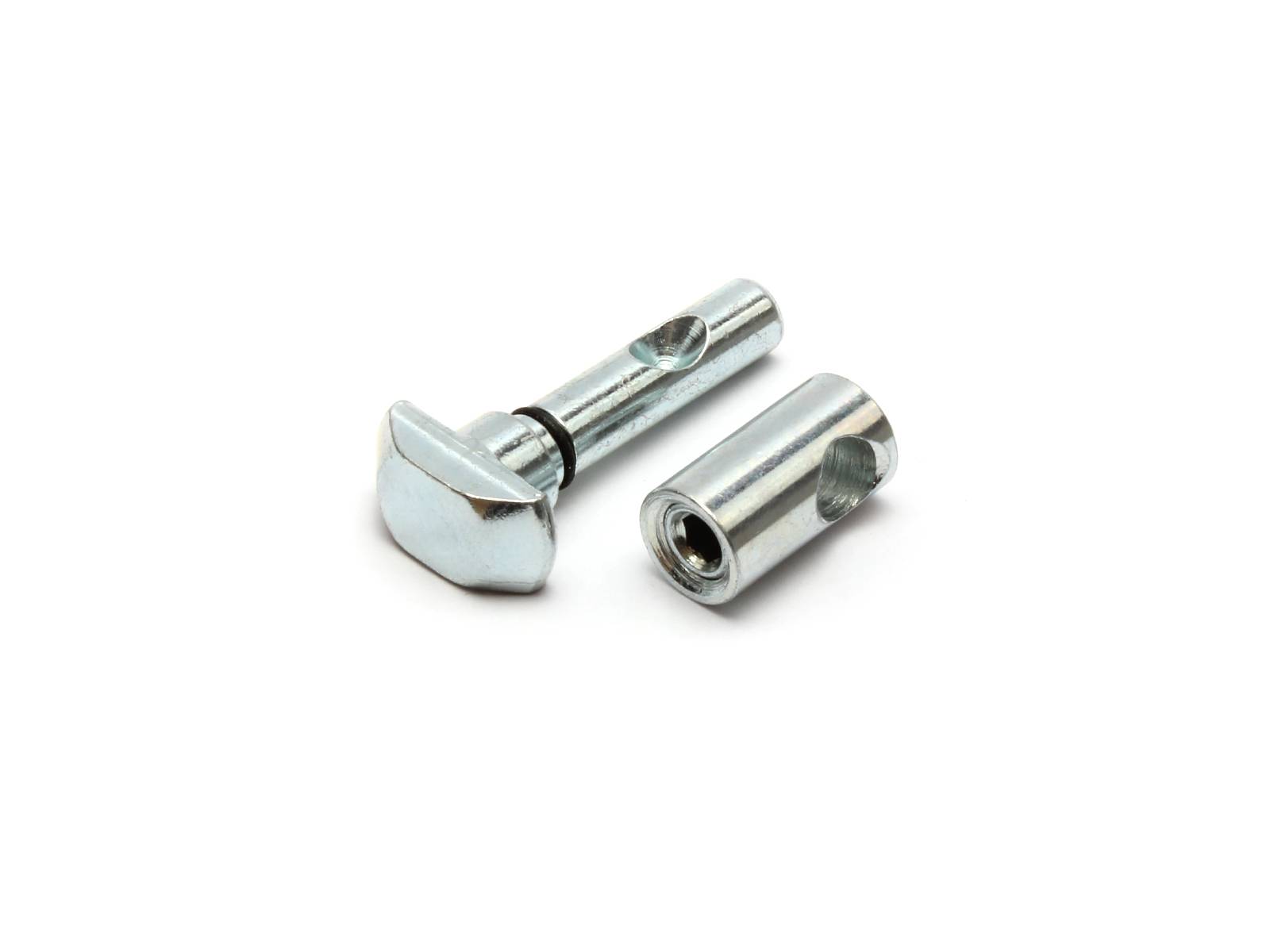 Schnellverbinder - 9,8*34-90, Stahl verzinkt, I-Typ Nut 8, VPE 100 Stück