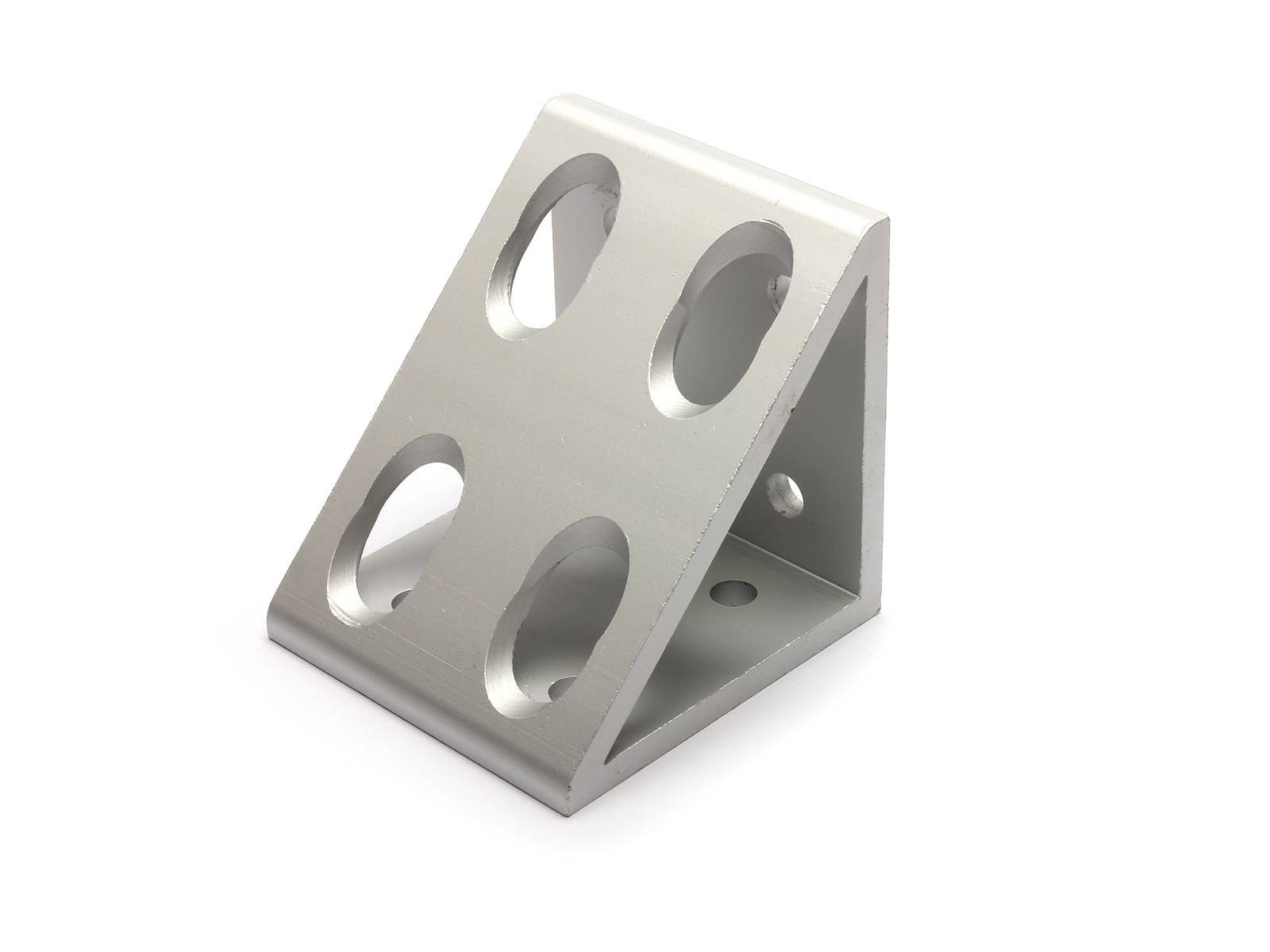 Winkel, 76*80*80, Aluminium, eloxiert, I-Typ Nut 8, VPE 10 Stück