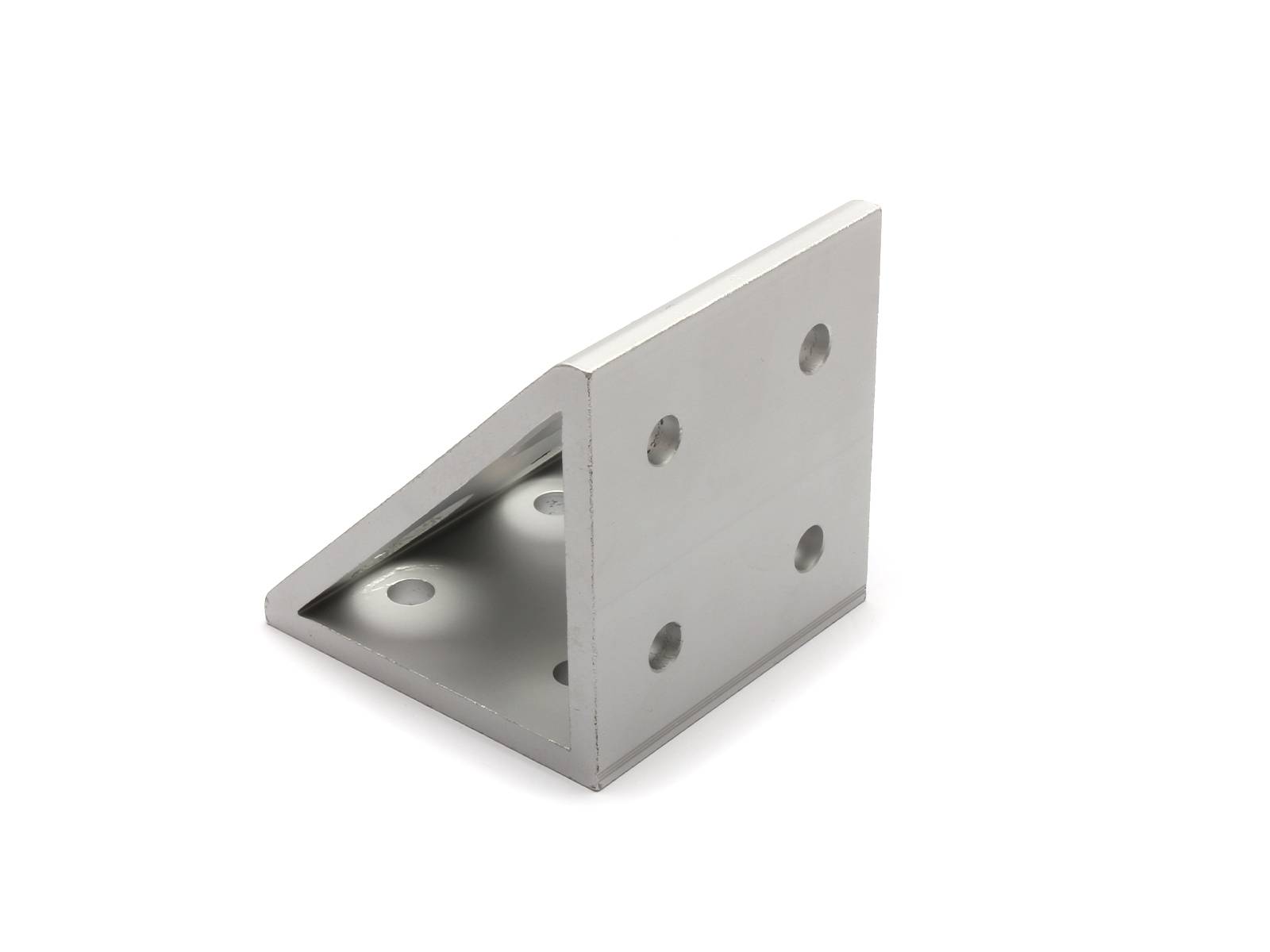 Winkel, 76*80*80, Aluminium, eloxiert, I-Typ Nut 8, VPE 100 Stück