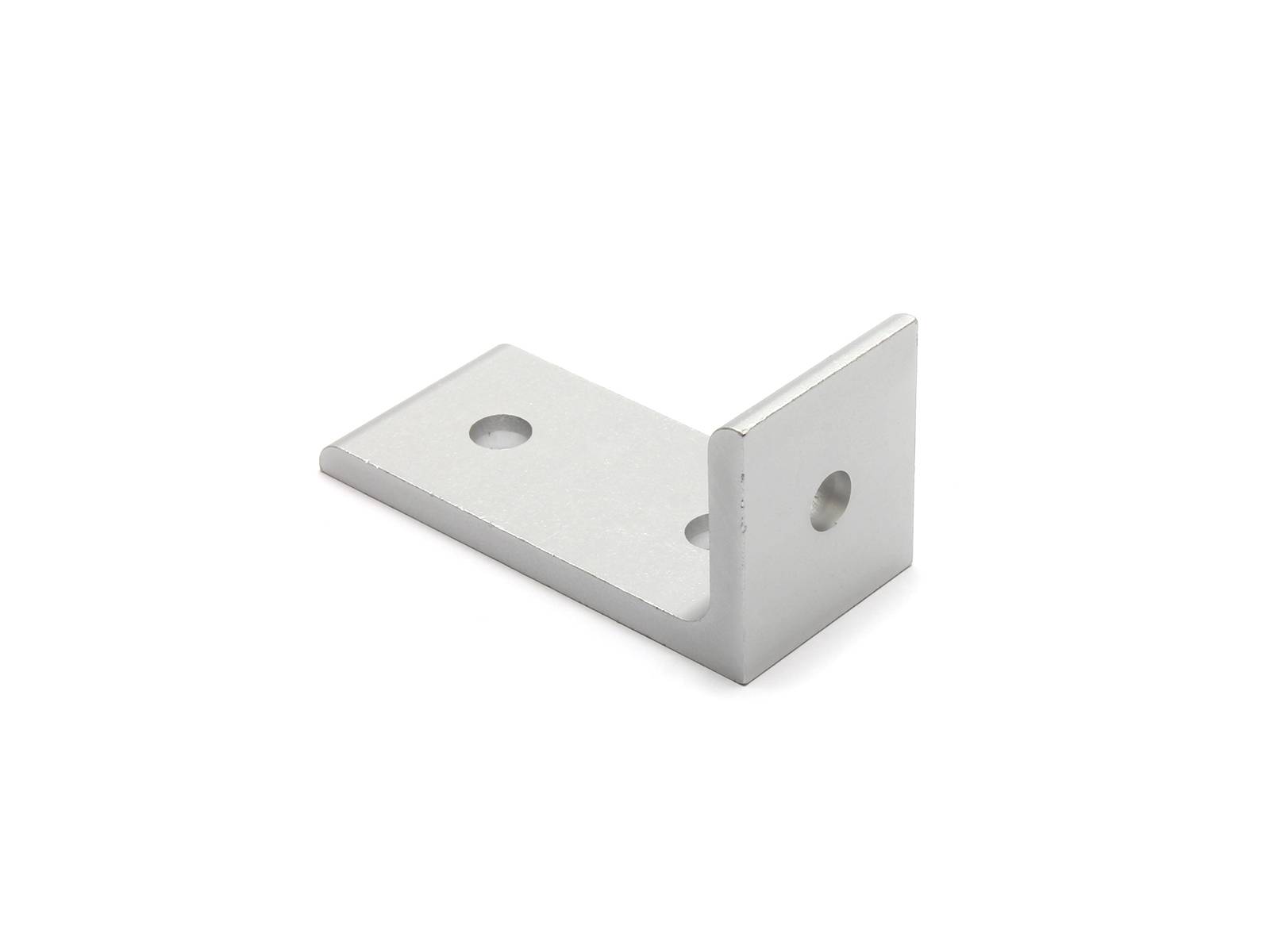 Winkel, 4080 - 001 Aluminium, eloxiert, I-Typ Nut 8, VPE 10 Stück