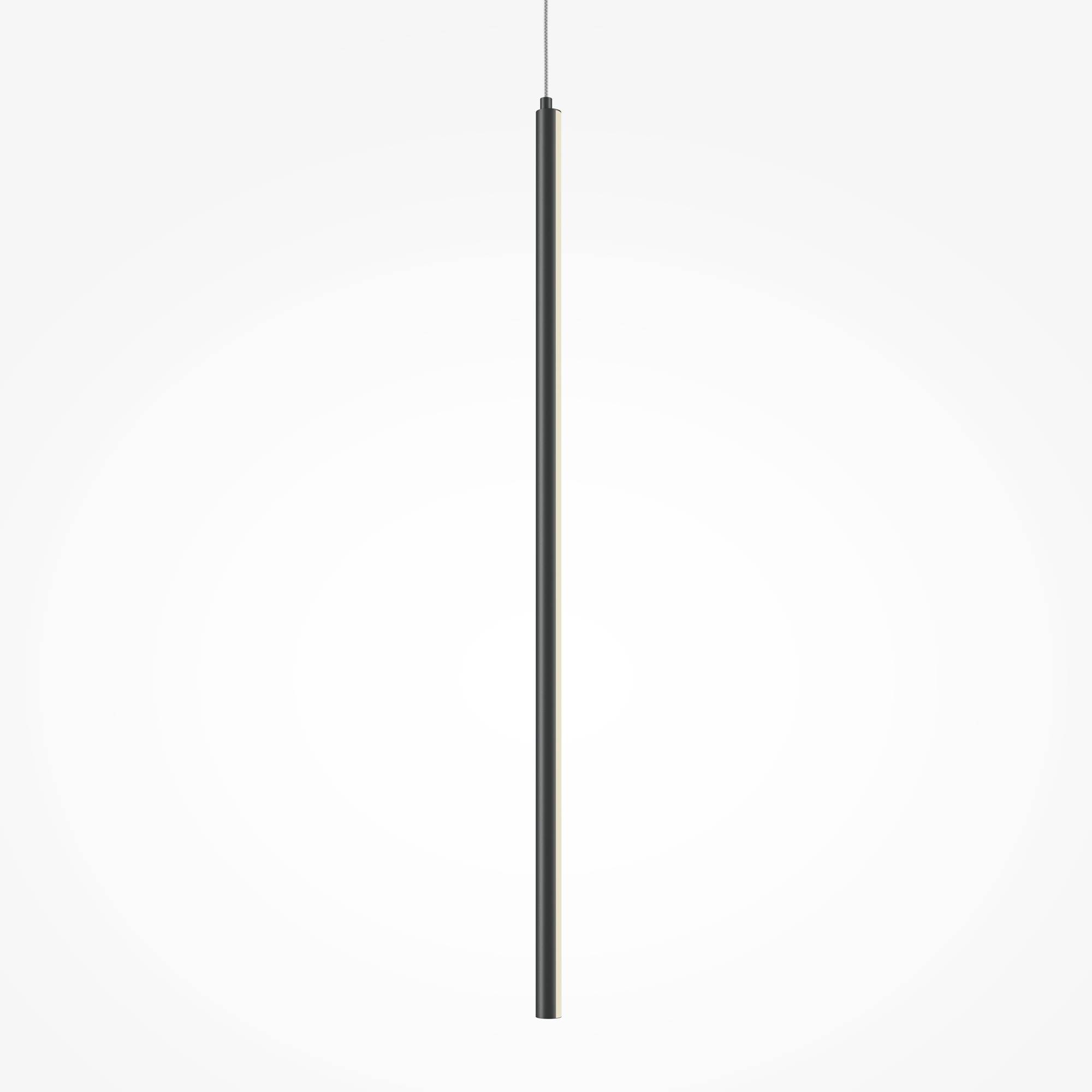 Maytoni Moderne Pendelleuchte Halo LED incl. in Schwarz aus Aluminium 11 W für Küche, Schlafzimmer, Wohnzimmer, Esszimmer, Lobby