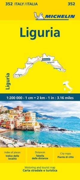 Liguria - Michelin Local Map 352