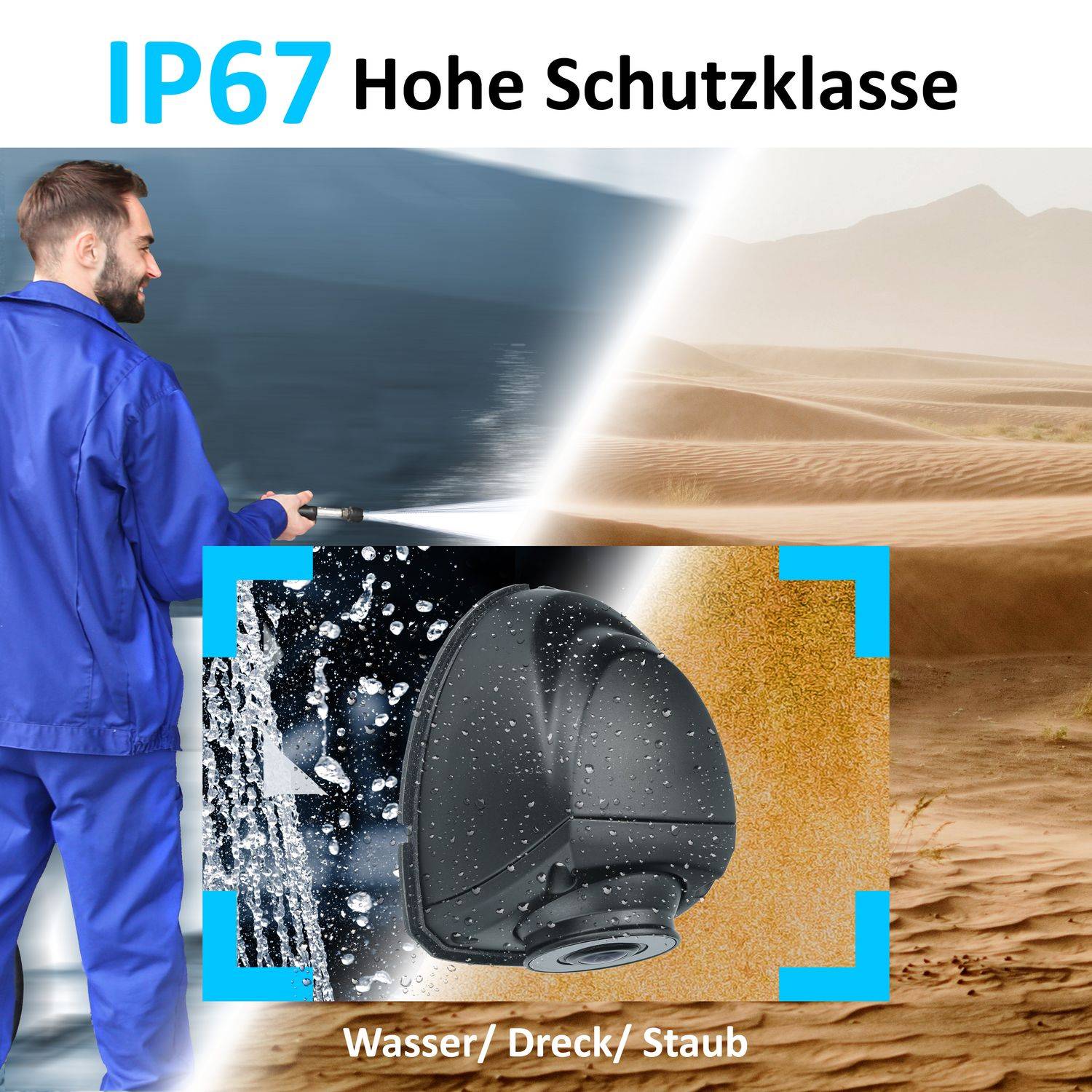 VSG24 Rückfahrkamera ASSISTENT | Seitenblick LKW & Womo Kamera RV-23136