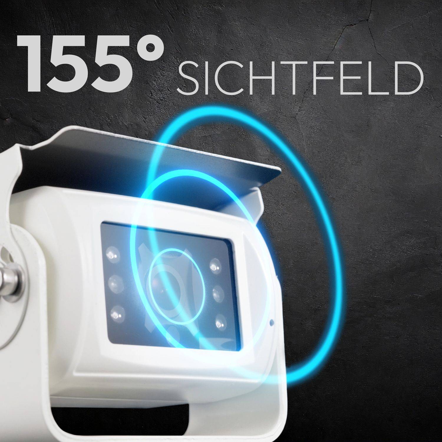 VSG24 7" Rückfahrkamera Set SMARTPLUS | Premiumkamera Audio weiß RVS-24121