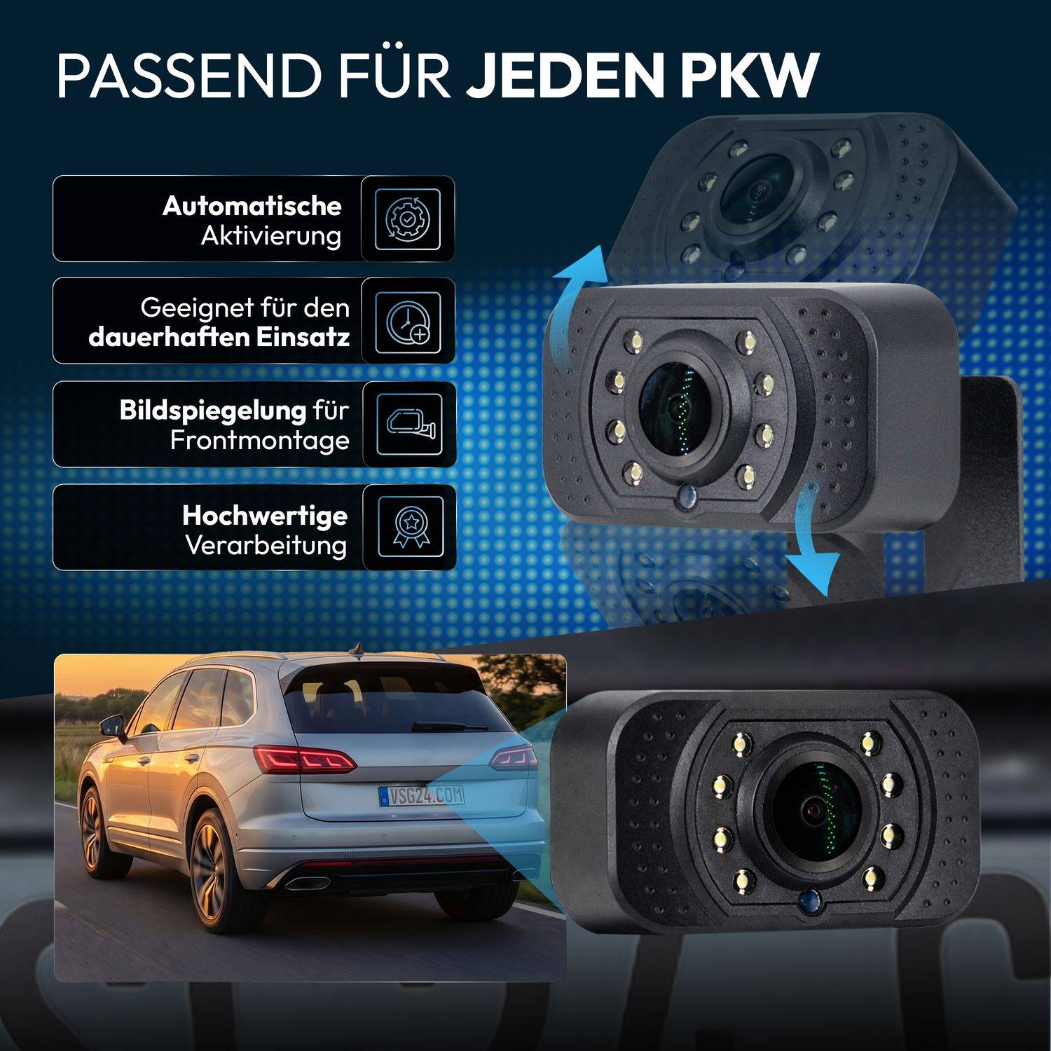 VSG24 4.3" FUNK-Set SELECT ONE für PKW RVS-24146