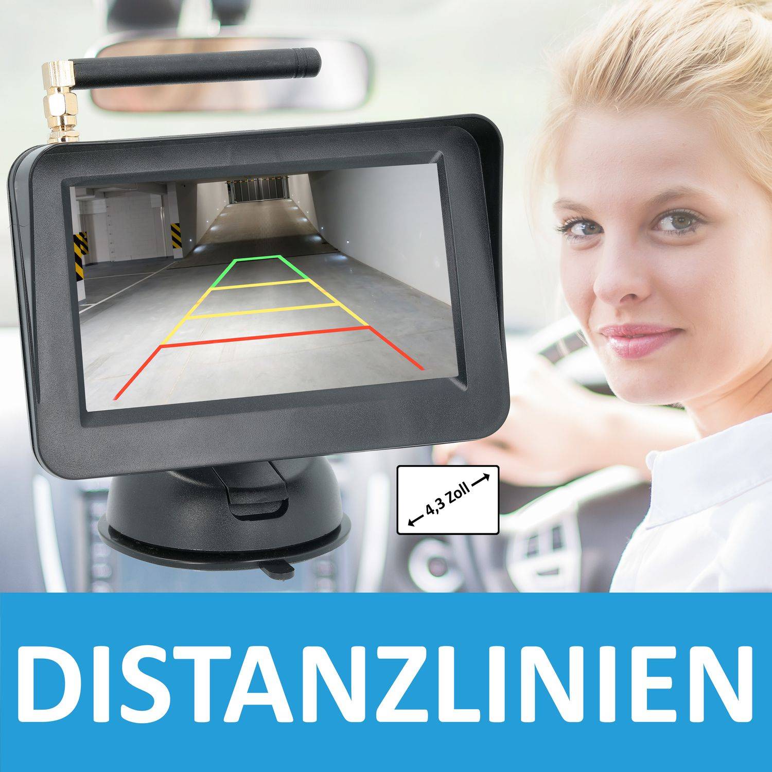 VSG24 4.3" FUNK-Set SELECT ONE für PKW RVS-24146