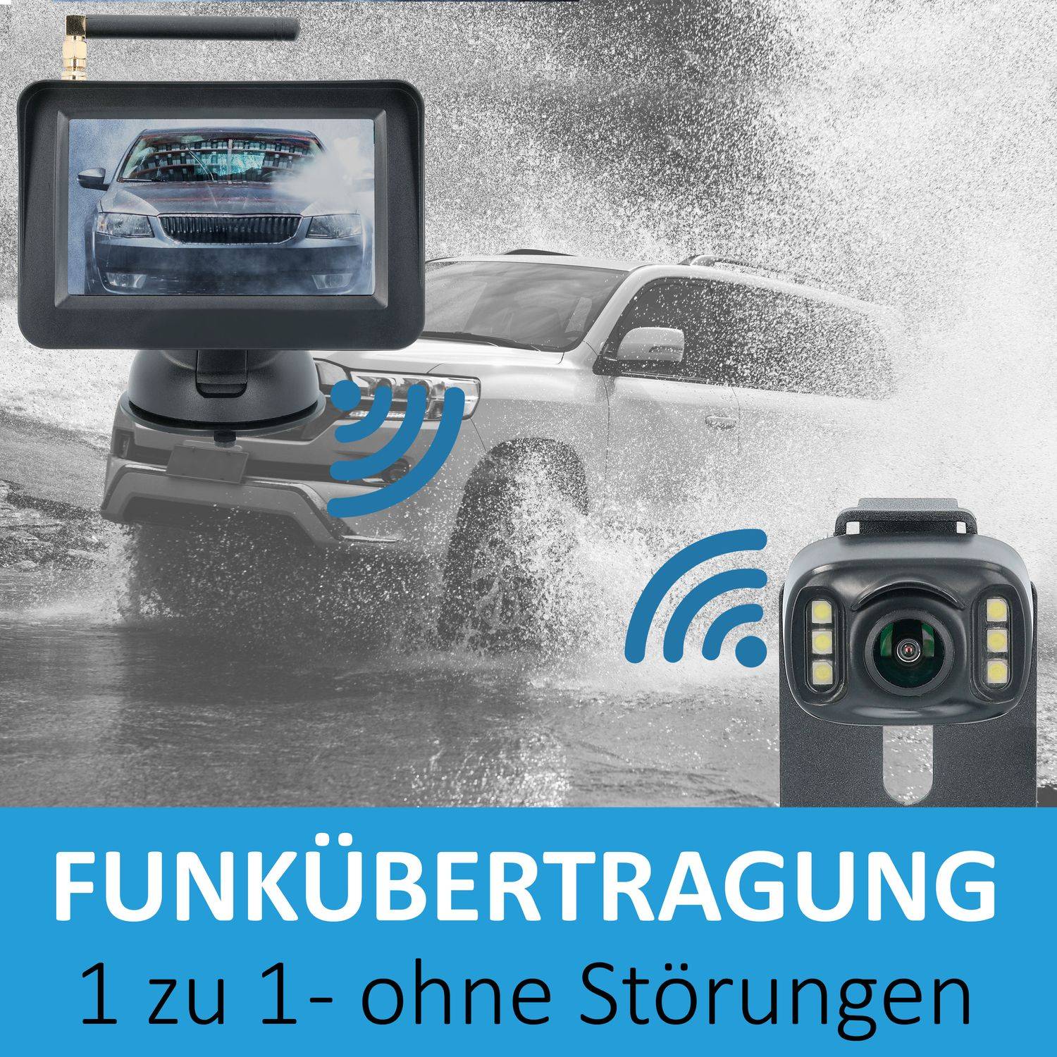 VSG24 4.3" FUNK-Set SELECT ONE für PKW RVS-24146