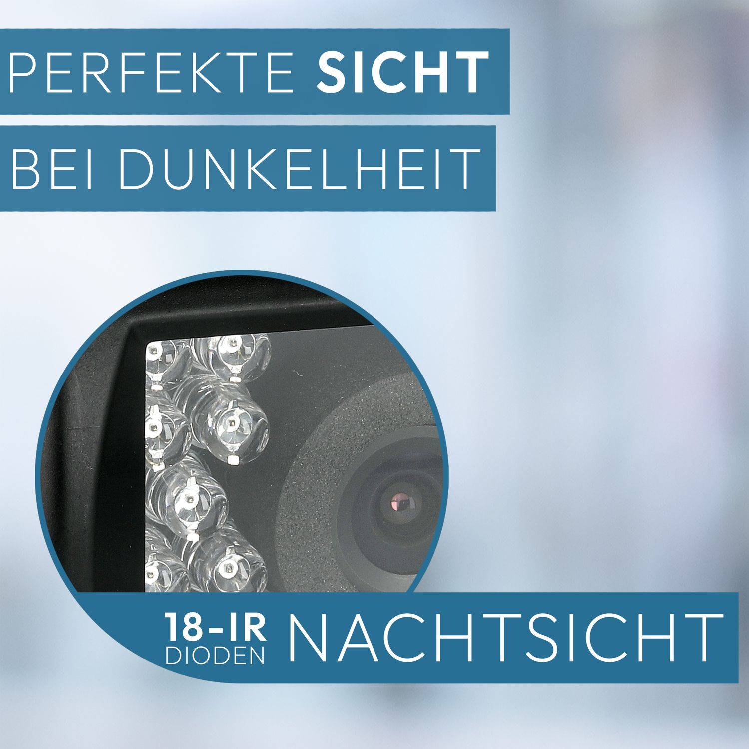 VSG24 7" Rückfahrkamera Set CAMPER HD | 1080P-HD Kamera RVS-24191