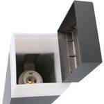 LED's light Wege-Leuchte grau 1x E27 IP44 76 cm