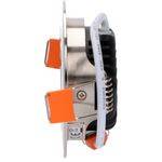 LED's light PRO LED-Einbauspot silber 4,5W dimmbar warmweiß 68mm CRI95 IP44