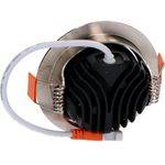 LED's light PRO LED-Einbauspot silber 4,5W dimmbar warmweiß 68mm CRI95 IP44