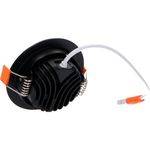 LED's light PRO LED-Einbauspot schwarz 4,5W dimmbar warmweiß 68mm CRI95 IP44