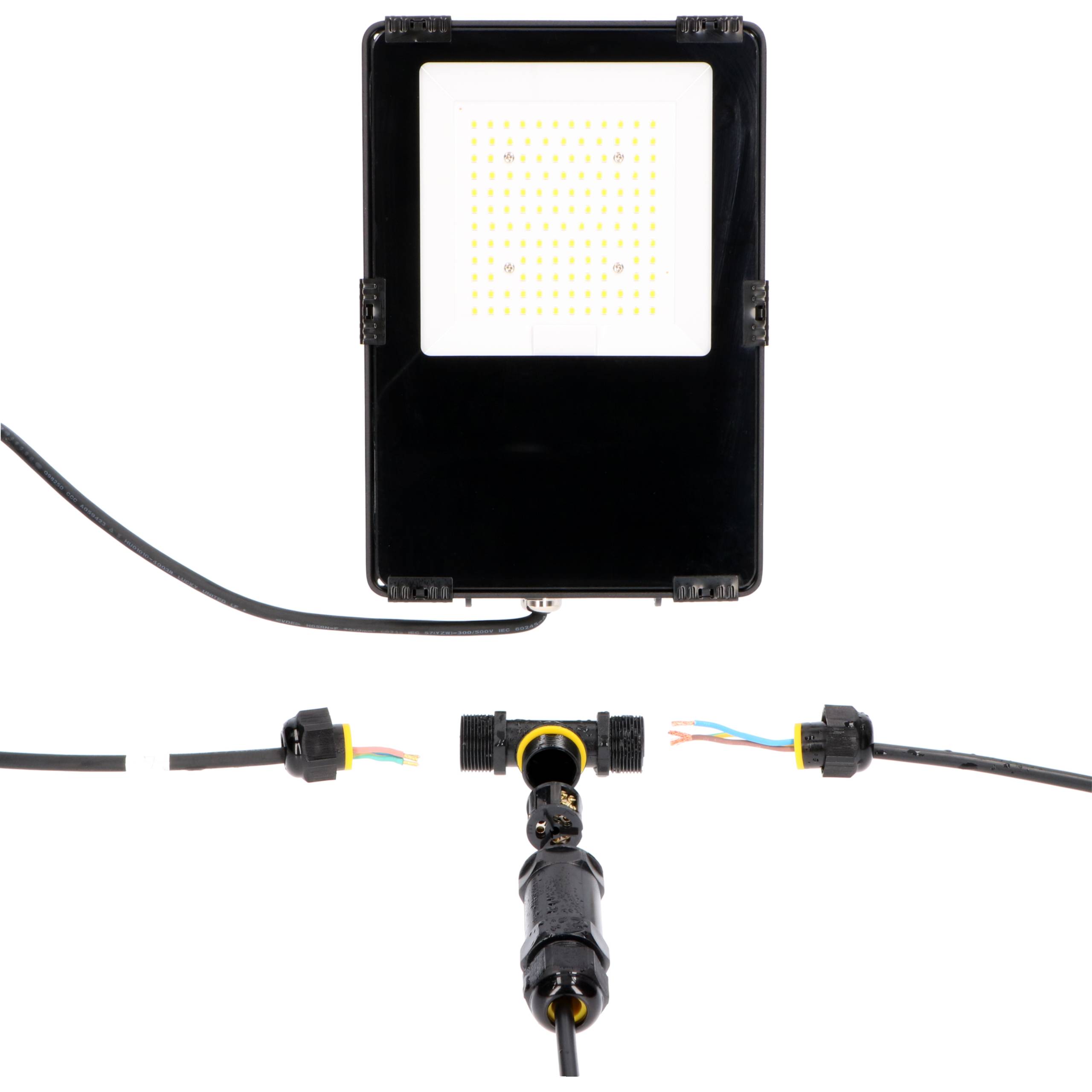 LED's light PRO T-Verbinder IP68 für Stromleitungen im Freien