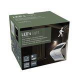 LED's light Solar LED-Flutlicht weiß Bewegungsmelder 1,5W warmweiß IP65