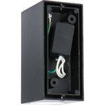 LED's light Außen-Wandleuchte schwarz 2x GU10 IP44 für LED und Halogen bis 35W