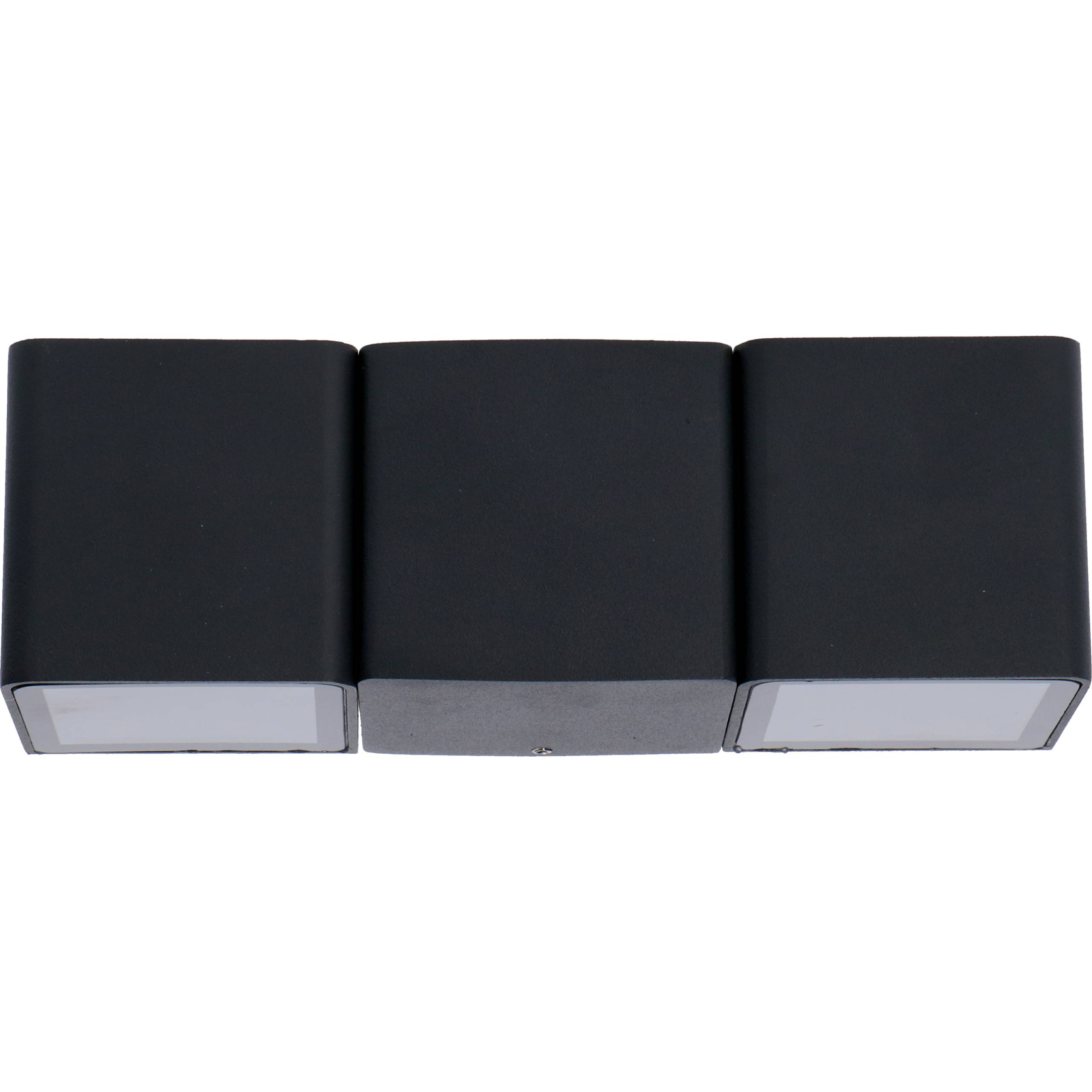 LED's light LED Außen-Wandleuchte schwarz 5,5 Watt warmweiß IP54