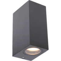 LED's light Außen-Wandleuchte anthrazit 2x GU10 IP44 für LED und Halogen bis 35W LED's light Außen-Wandleuchte anthrazit 2x GU10 IP44 für LED und Halogen bis 35W