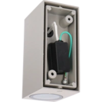 LED's light Außen-Wandleuchte grau 2x GU10 IP44 für LED und Halogen bis 35W LED's light Außen-Wandleuchte grau 2x GU10 IP44 für LED und Halogen bis 35W