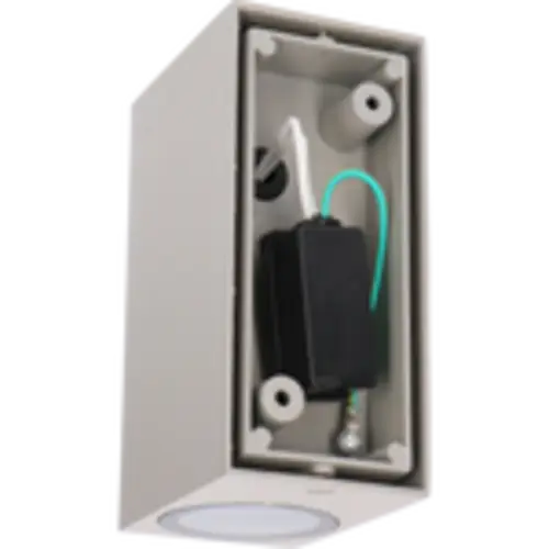 LED's light Außen-Wandleuchte grau 2x GU10 IP44 für LED und Halogen bis 35W LED's light Außen-Wandleuchte grau 2x GU10 IP44 für LED und Halogen bis 35W