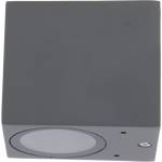 LED's light Außen-Wandleuchte anthrazit 1x GU10 IP44 für LED und Halogen bis 35W