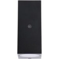 LED's light Außen-Wandleuchte schwarz 2x GU10 IP44 Auto EIN/AUS LED's light Außen-Wandleuchte schwarz 2x GU10 IP44 Auto EIN/AUS