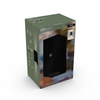 LED's light Außen-Wandleuchte schwarz 2x GU10 IP44 Auto EIN/AUS LED's light Außen-Wandleuchte schwarz 2x GU10 IP44 Auto EIN/AUS