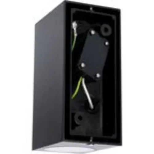 LED's light Außen-Wandleuchte schwarz 2x GU10 IP44 Auto EIN/AUS LED's light Außen-Wandleuchte schwarz 2x GU10 IP44 Auto EIN/AUS