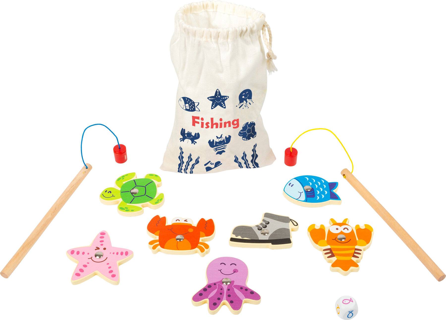 Fische angeln Reisespiel