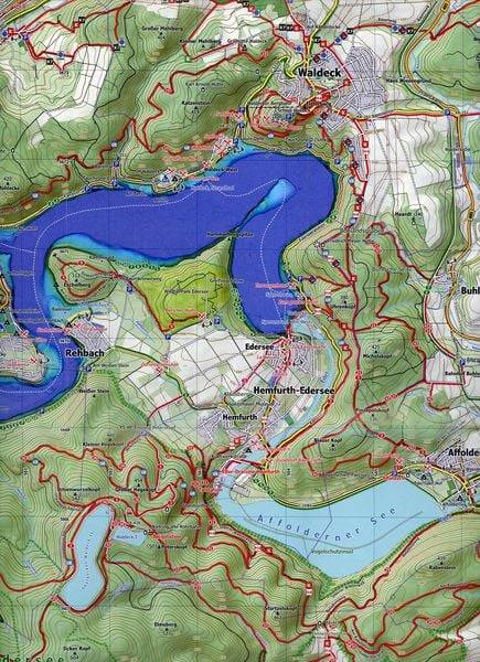 Edersee - Kellerwald Nord, Blatt 50-566, 1 : 25 000