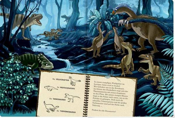 Mein riesengroßes Wimmel-Such-Buch: Dinosaurier & Co.