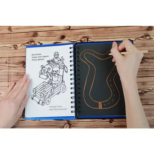 Kreativ-Kratzelbuch: Fahrzeuge Kreativ-Kratzelbuch: Fahrzeuge