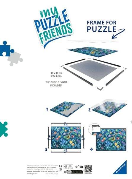 Ravensburger 17901, Puzzle-Rahmen, 12 Jahr(e), Schwarz