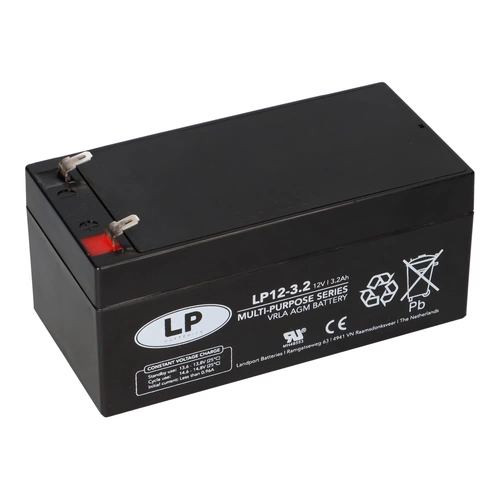 Landport Bleiakku 12V 3,2Ah AGM Batterie NSA LP12-3,2 T1 Landport Bleiakku 12V 3,2Ah AGM Batterie NSA LP12-3,2 T1