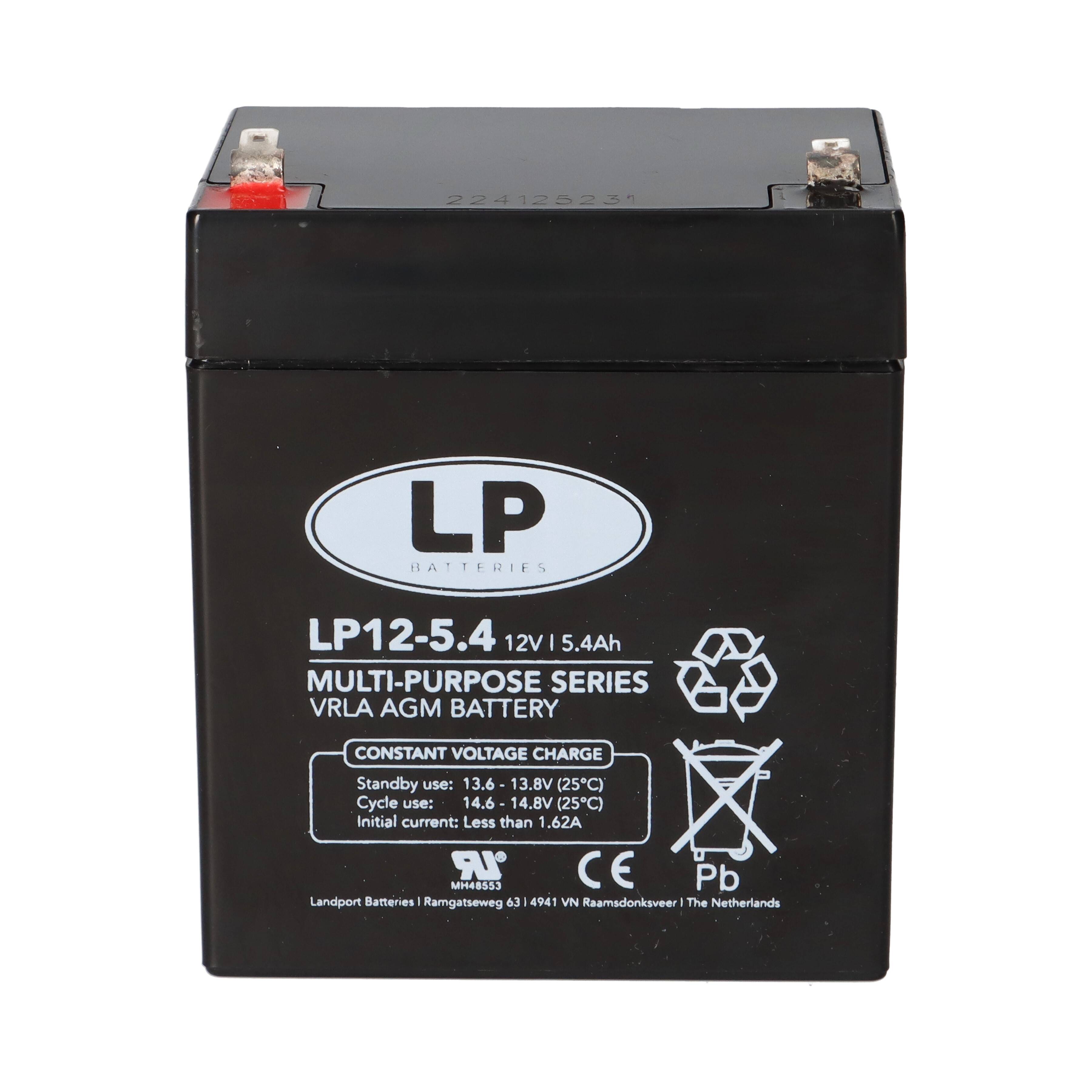 Landport Bleiakku 12V 5,4Ah AGM Batterie NSA LP12-5,4 T1